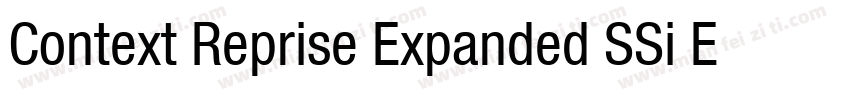 Context Reprise Expanded SSi Expanded字体转换